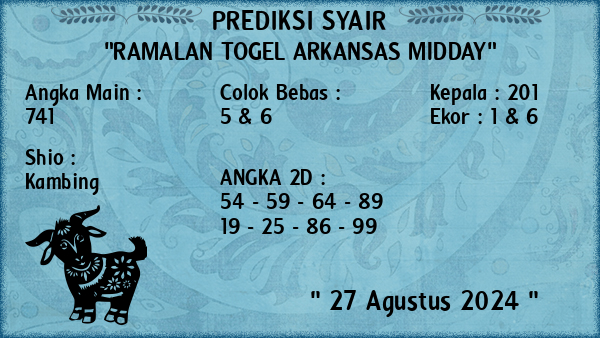 Prediksi Arkansas Midday