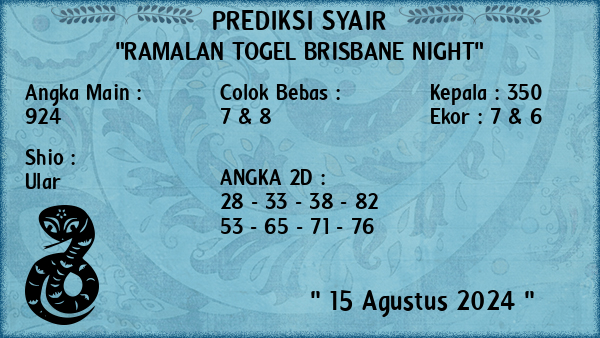 Prediksi Brisbane Night