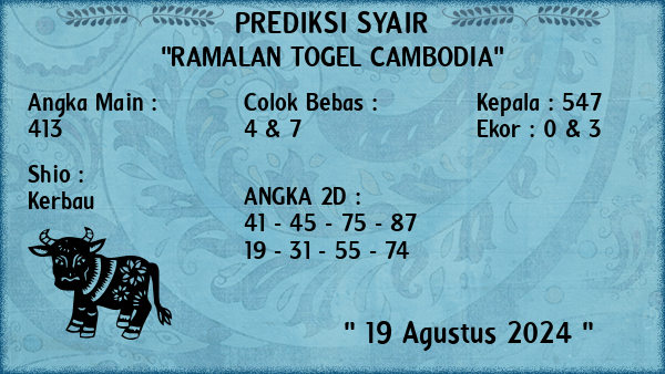 Prediksi Cambodia