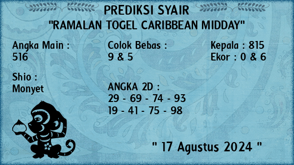 Prediksi Caribbean Midday