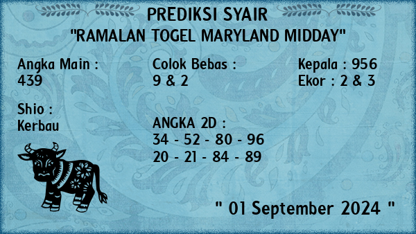 Prediksi Maryland Midday