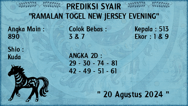 Prediksi New Jersey Evening