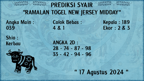 Prediksi New Jersey Midday