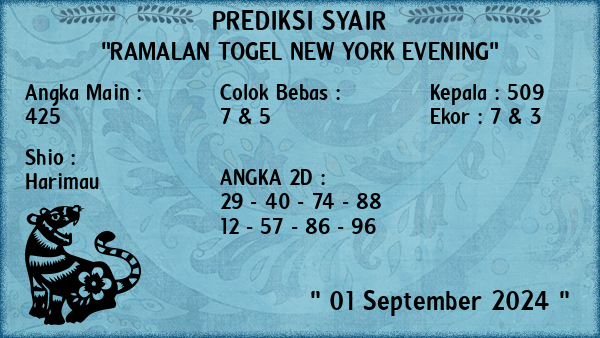 Prediksi New York Evening