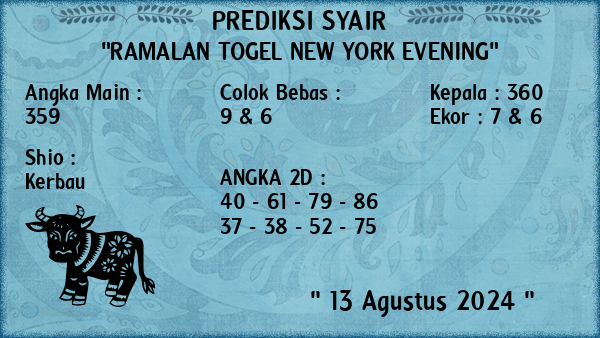 Prediksi New York Evening