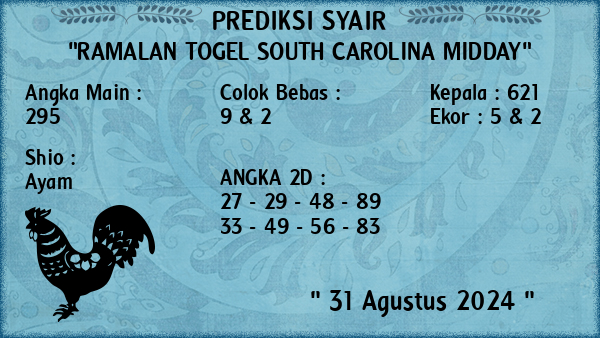 Prediksi South Carolina Midday