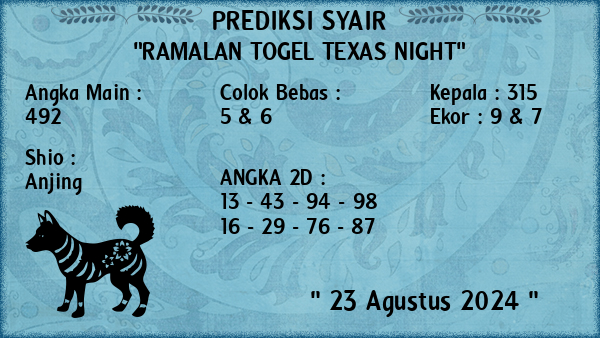 Prediksi Texas Night