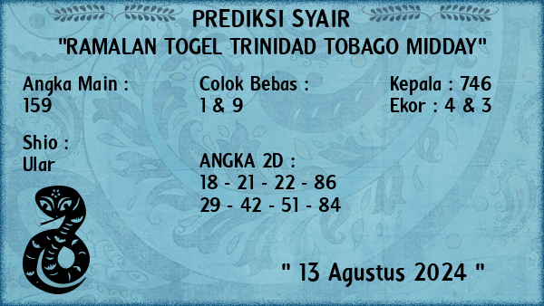 Prediksi Trinidad Tobago Midday