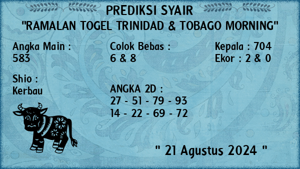 Prediksi Trinidad & Tobago Morning