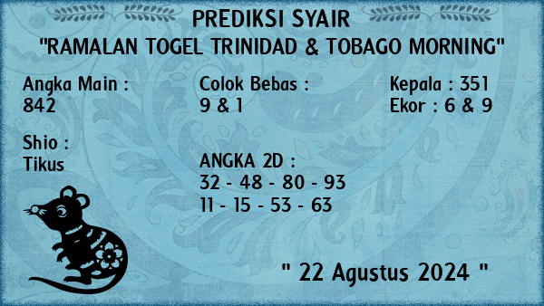 Prediksi Trinidad & Tobago Morning