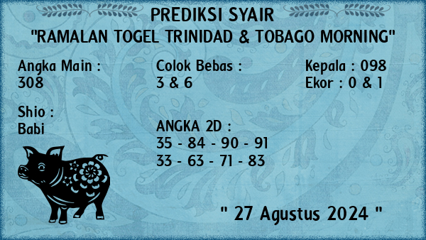 Prediksi Trinidad & Tobago Morning