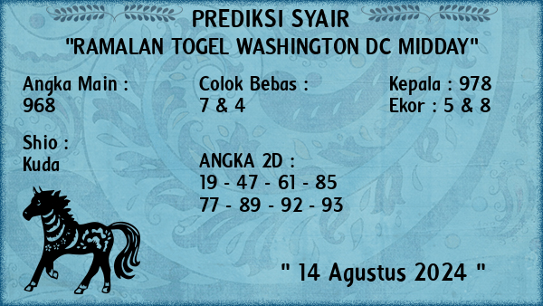 Prediksi Washington Dc Midday